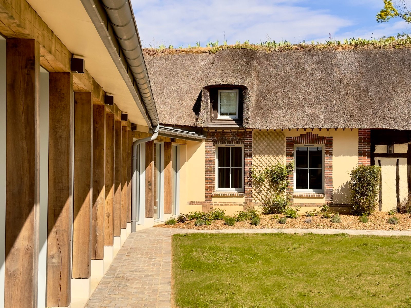 Le magnifique patio du Clos des Fauvettes