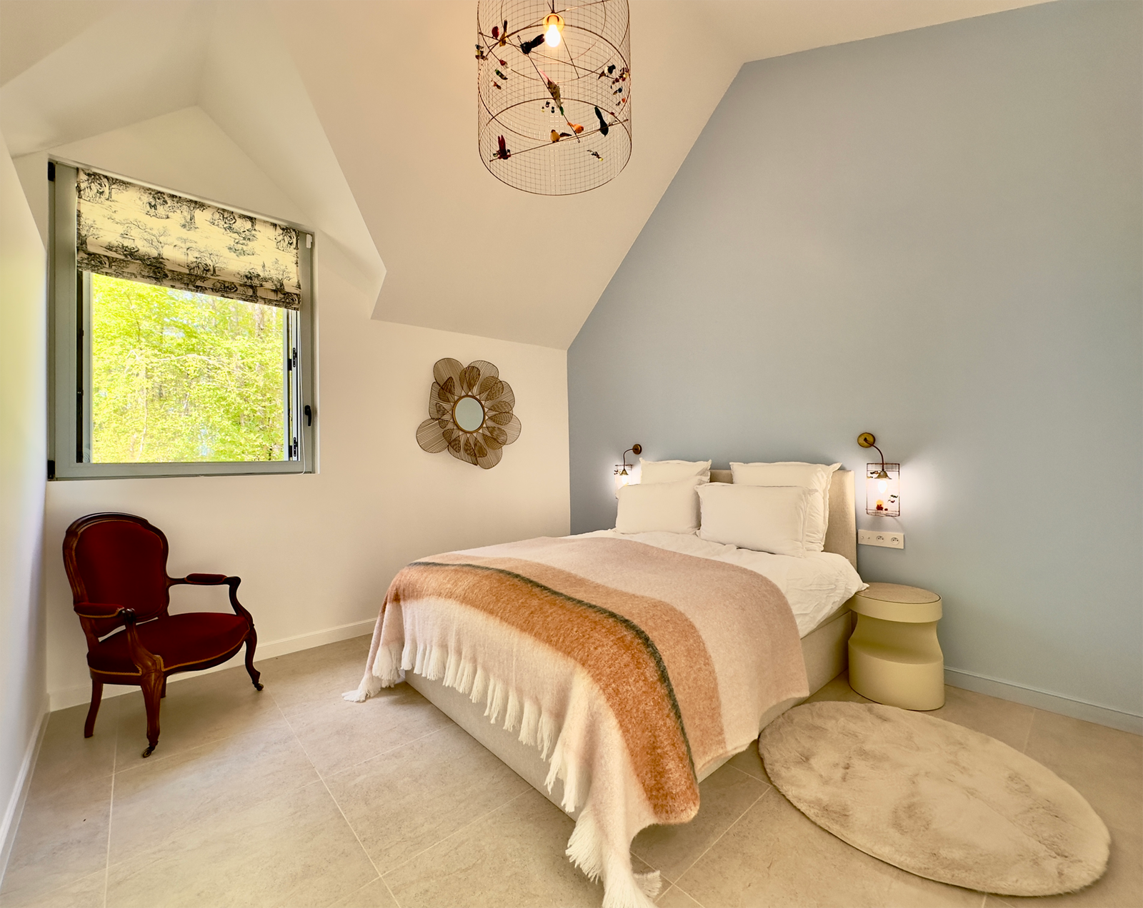 La chambre bleue du Clos des Fauvettes